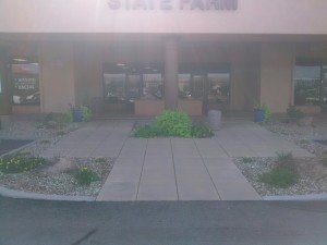 State Farm Front Entrance Landscape